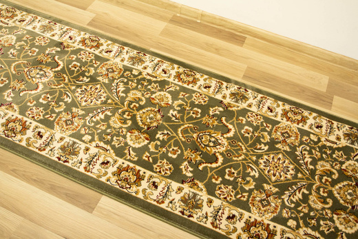 Chodnik Ornamentowy Venezia 1566c Zielony szerokość 67 cm