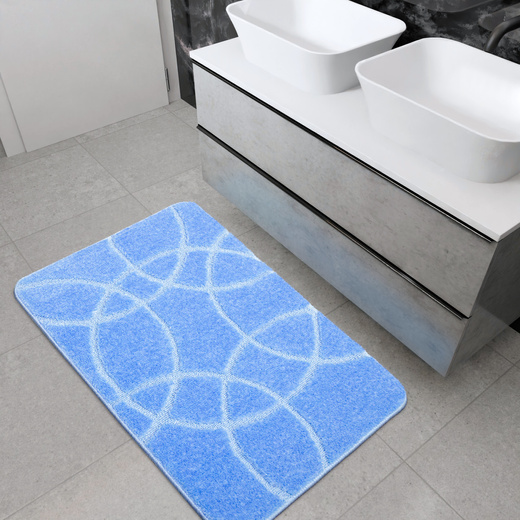 Dywanik Łazienkowy Monza Blue Niebieski