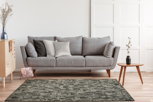 Dywan Flamingo 74 Dark Grey Melanż Szary Czarny