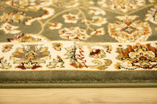 Chodnik Ornamentowy Venezia 1566c Zielony szerokość 67 cm