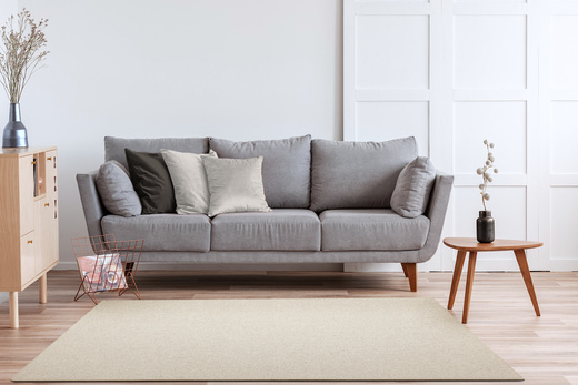 Wełniany Dywan Pętelkowy Clanton 274 ab Krem Gruby Splot