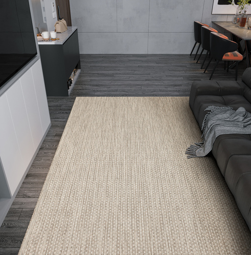 Antypoślizgowy Dywan Scandigel 5787/UT6D Brąz Beż Gruby Splot