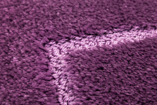 Dywanik Łazienkowy Antypoślizgowy Inez Violet Fioletowy Geometria