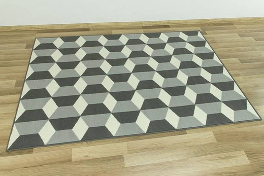 Dywan LUNA 503757/89911 cubes grey