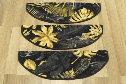 Nakładki na schody półokrągłe Monstera GOLD