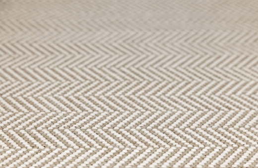 Dwustronny Sznurkowy Chodnik Brussels 205681/10610 Linen Krem Beż Jodełka szerokość 80 cm