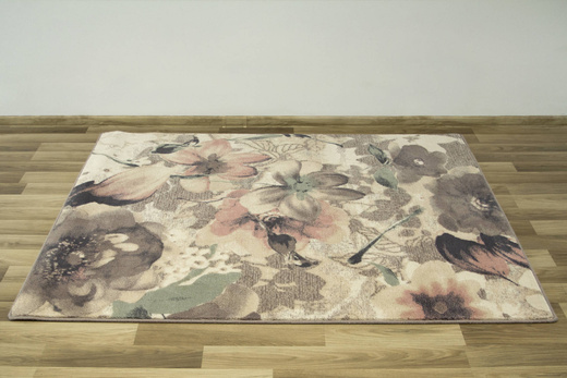 Wełniany Dywan Isfahan Marica Piaskowy