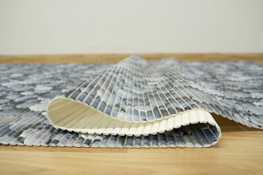 Mata Łazienkowa Softy-tex 910 Niebieskie Kamienie szerokość 130 cm