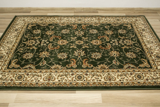 Dywan Super Rose 2338A d.green/cream Ornament Zieleń Brąz Czerwień