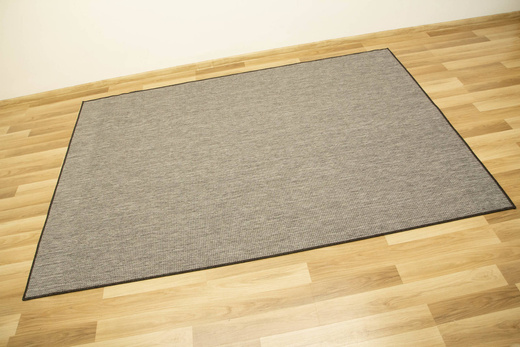 Dywan Dwustronny Sznurkowy Brussels 205664/11010 night silver Grafit Szary Pasy Outdoor