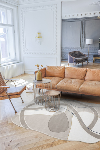 Dywan Selenne GS002A Cream/Beige Krem Beż Szary Geometria Ksztalt