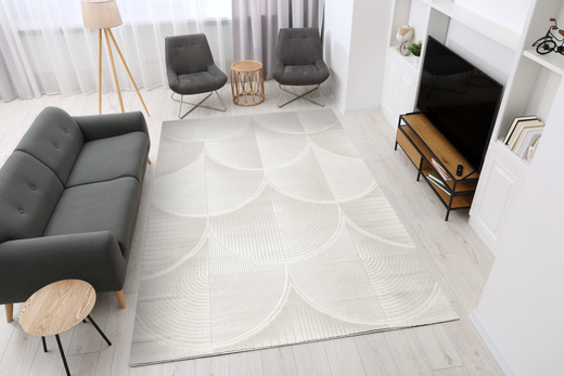 Dywan Factor 50252/260 Cream Wachlarzowy Art Deco