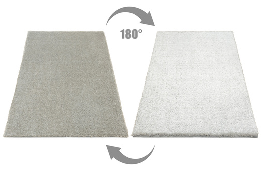 Wykładzina Luksusowa Shaggy Silky 72 Srebrzysty Szary szerokość 4 m