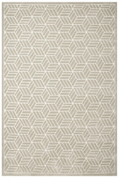 Dywan Teno F0282 Light Beige Geometria Beżowy Cubes 3D