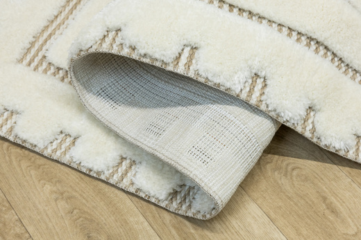 Dywan Shaggy Lula Soft IM41A Krem Beż Ramka