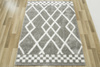 Dywan Boho 656 d.grey/cream Szary Romby 