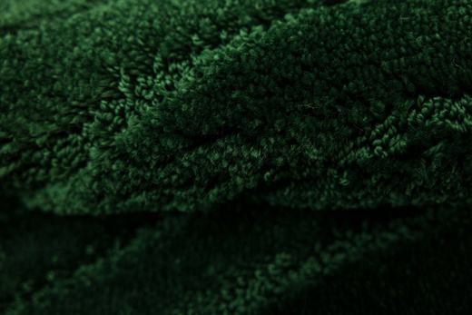 Dywanik Łazienkowy Antypoślizgowy Sara Dark Green Butelkowa Zieleń Fale