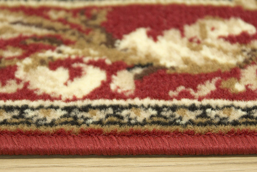 Chodnik Gold 235/22 bordowy szerokość 70 cm