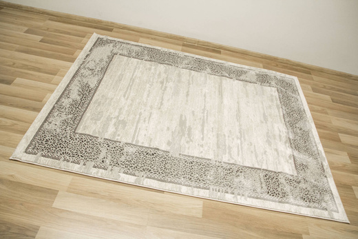 Dywan Garda P024B Gray Szary Krem Ornamentowy