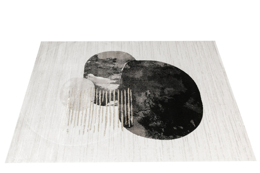 Dywan Kashmir KR107H Black/Vizon Czarny Złoty Abstrakcja