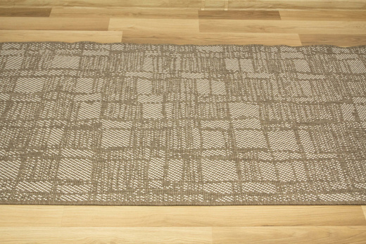 Dwustronny Sznurkowy Chodnik Brussels 205467/10210 Coffee Krem Beż szerokość 120 cm