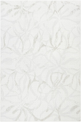 Dywan Sznurkowy Haga 04720A l.grey/cream Szary Beż Krem Kwiaty Outdoor