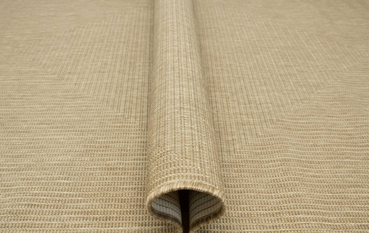 Dywan Dwustronny Sznurkowy Brussels 205697/10610 Linen Beż Krem Romb Linie Outdoor