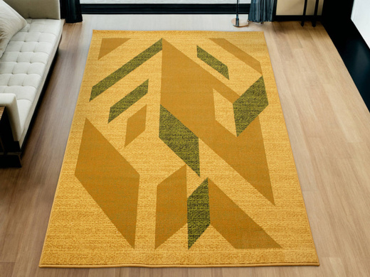 Dywan Agnella Standard Kanas Beż Oliwka Abstrakcja