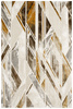 Dywan Elisa PF132 Brown Gold Złoty Brąz Geometria