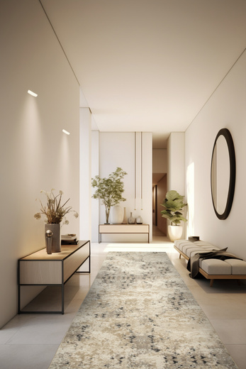 Chodnik Aqua Vintage 04 beż szerokość 67 cm