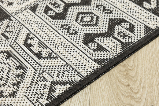 Antypoślizgowy Dywan FLEX 19636/91 Brąz Beż Patchwork