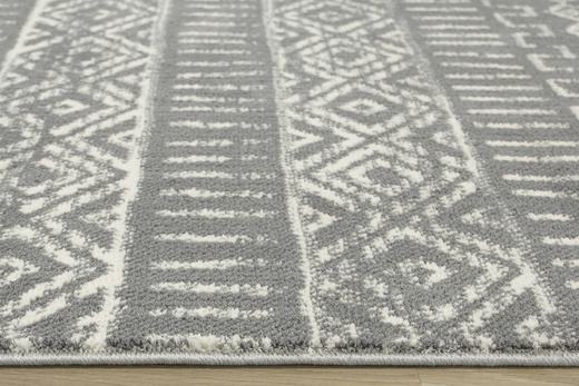 Dywan Karof 2571A grey/white 43 Szary Krem Romby