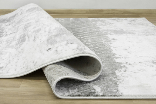 Dywan Felix 9319A l.grey/white Srebrzysty Szary Krem Romby Przecierany Beton