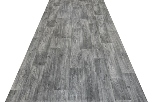 Wykładzina PCV Actual Plus Aged Oak 916 Szary Grafit Deski szerokość 1,5 m