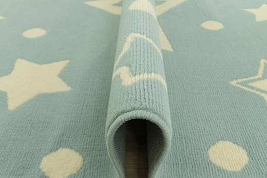 Dywan KIDS 533743/85855 gwiazdki niebieskie