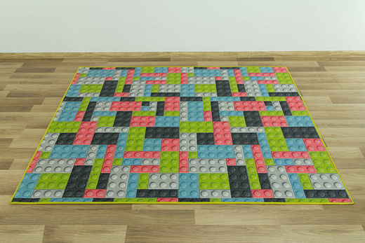 Dywan Klocki pastele