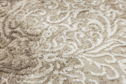 Okrągły Dywan Galya GAK11A brown/brown Beż Krem Boutique