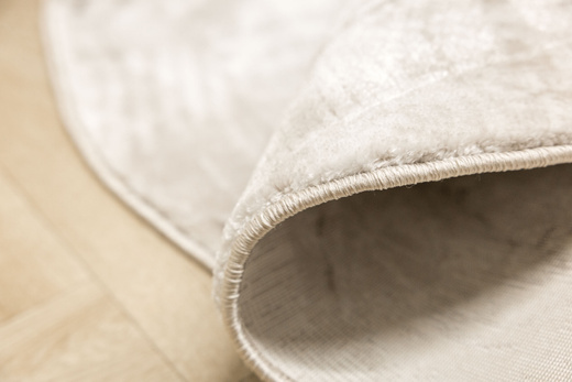 Okrągły Dywan Nantes NT071A Vizon/Vizon Szarobeżowy Marmur