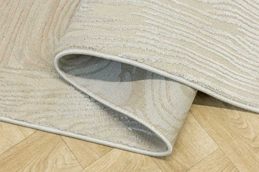 Dywan Misha J111A beige/beige Beżowy Linie Fale