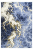Dywan Verano C583A l.blue/blue Niebieski Złoty Szary Krem Dwupoziomowy
