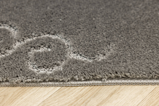 Dywanik Łazienkowy Antypoślizgowy Marika Grey Szary Kwiaty