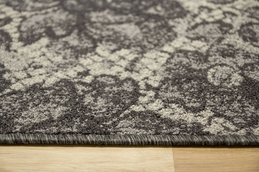 Dywan Pętelkowy Highline-Loop 14095 Szary Antracyt Ornament