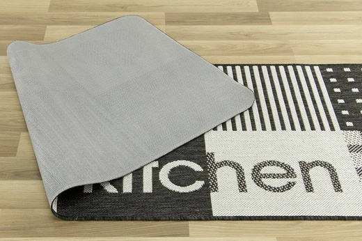 Antypoślizgowy Dywan Kuchenny Flex 19053/08 grey Grafit