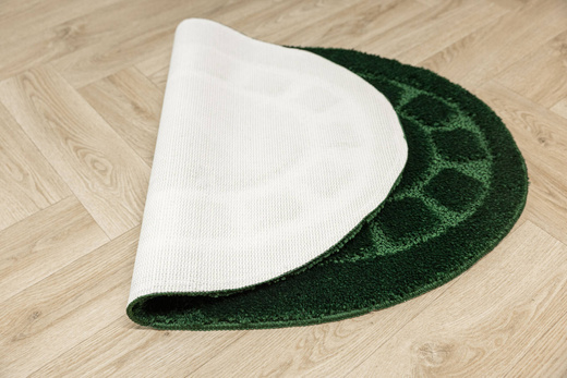 Dywanik Łazienkowy Antypoślizgowy Ocean Butelkowa Zieleń Owalny