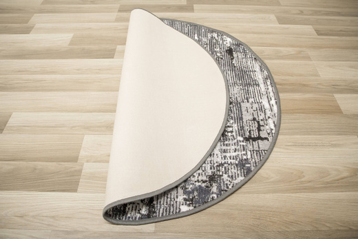 Antypoślizgowy Okrągły Dywan Astral 19 Szary Beton