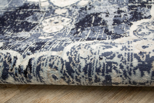 Dywan Victoria 7094A l.blue/cream Ornament Niebieski Krem