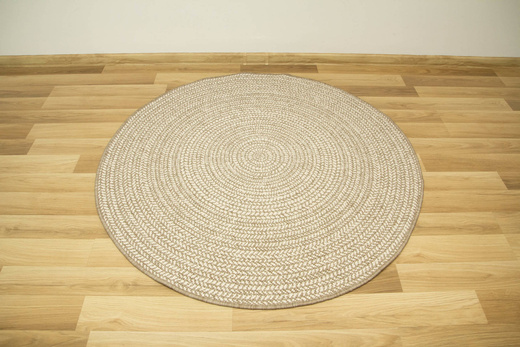 Okrągły Dwustronny Dywan Sznurkowy Brussels 205580/10610 linen Outdoor
