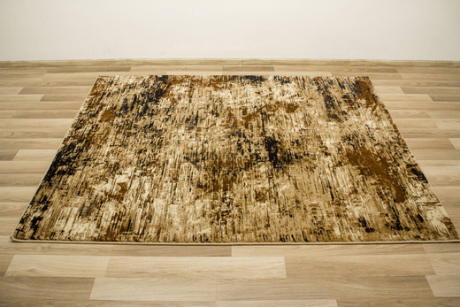 Dywan Super Rose 9187A Gold/Beige Beż Czarny Przecierany