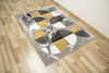 Dywan Amelia A472B grey/d.yellow Szary Żółty Półkola Marmur 