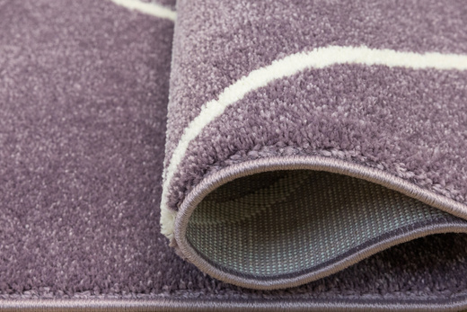 Dywan Dziecięcy Lima C877B lila/cream Fiolet Krem Trójkąty